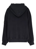 Stone Island logo-patch zip-up hoodie