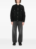 sacai denim mixed media twill jacket