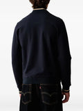 Aeronautica Militare embroidered zip-up sweater