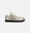 Air Jordan 1 Low SE Metallic Zinc Women's Lifestyle Shoes - Metallic Zinc/Summit White/Velvet Brown/Metallic Zinc